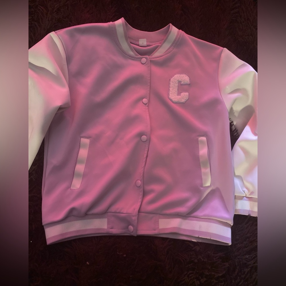 Purple Silk Varsity Button-Up